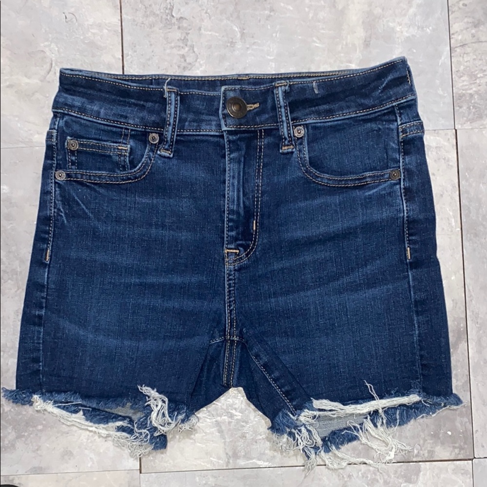 Denim Frayed Hem Women Shorts American Eagle size 0 summer pants denim